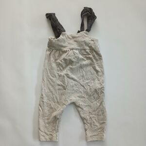 ZARA Baby Girl Romper Onsie 12-18 months Worh Wood Buttoons